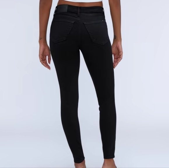 Everlane The Mid-Rise Skinny Stretch Black Regular - Picture 2 of 7